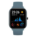 Smartband Amazfit Fashion Gts 1.65  Caixa De  Liga De Alumínio E Polímero  Azul, Pulseira  Steel Blue A1914