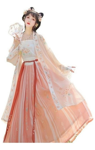 Vestido De Princesa Antigua Hada Hanfu Para Mujer