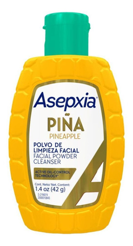 Asepxia Piña Polvo Limpiador Facial 42 G