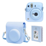 Funda De Cámara Wogozan , Para Instax Mini 12, Celeste