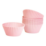 Set Moldes De Silicona Para Cupcake Muffins Carol X12 