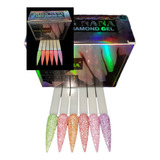 Miss Nana Reflejante Gel Uv/led Crystal Diamond   6 Colores