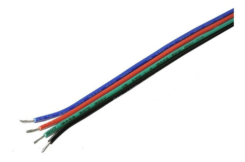 Cable Rgb De 0,5mm 24 Awg Para Tiras Luces Led X1m