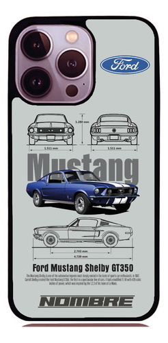 Funda Auto Mustang Motorola Personalizada