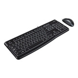 Kit Teclado Y Mouse Logitech Mk120 Usb Combo Multimedia Slim