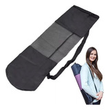 Funda Bolso Porta Yoga Mat Colchoneta Pilates Gym Calidad Color Negro