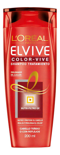 Elvive Loreal Paris Shampoo Color Vive X 200ml