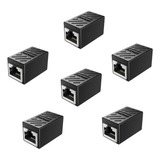 Acoplador Rj45 De Tapa Blanda Acoplador De Línea Ethernet He