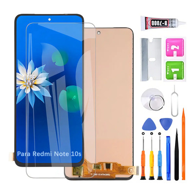 Pantalla Para Redmi Note 10s \u002F Note 10 4g \u002F Xiaomi Poco M5s 2207117bpg M2101k7bg M2101k7bi M2101k7bny M2101k7bl M2101k7ai M2101k7ag Incell Display Preto | Envío gratis