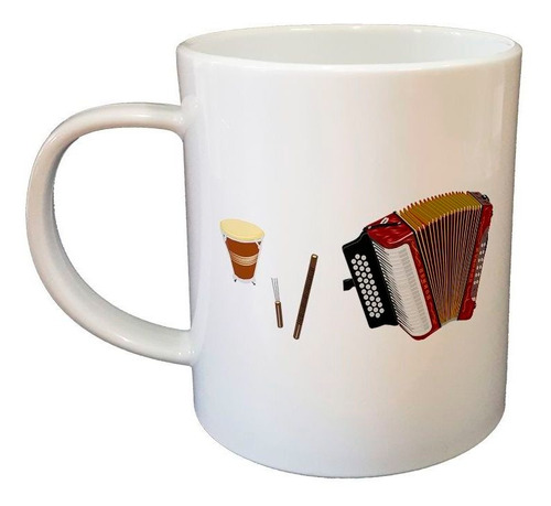 Taza De Plastico Acordeon Instrumento Musica Tambor