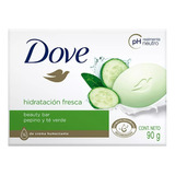 Jabón Dove Original Hidratación Fresca Pepino 4 Piezas