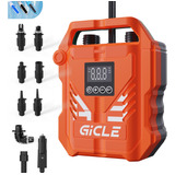 Gicle Bomba Electrica Portatil Con Inflado De Doble Etapa, B