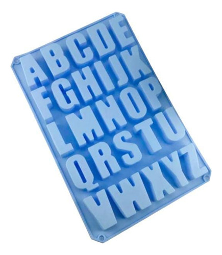 Molde Silicón Abecedario Letras Mayúsculas 5 Cms