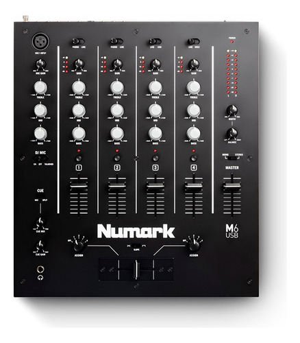 Mixer Numark M6 Usb De 4 Canais