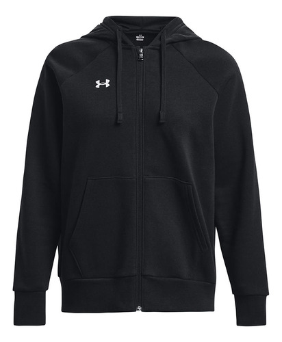 Polerón Ua Rival Fleece Negro Para Mujer Under Armour