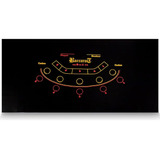 Brybelly 72  X 36  Black Baccarat Casino Table Felt Layout