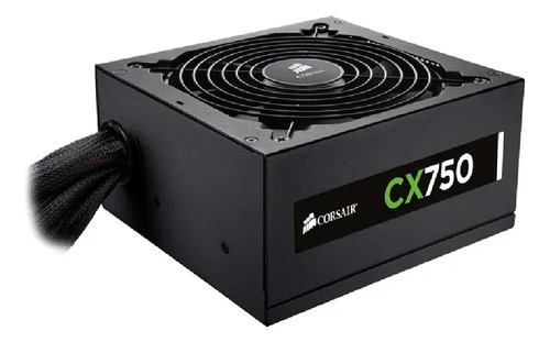 Fonte Para Pc Corsair Cx750 750w  Black 100v/240v - Usada