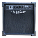 Cubo Amplificador Gb18 Waldman 18w 6,5 Polegadas P/ Guitarra Cor Preto 110v/220v