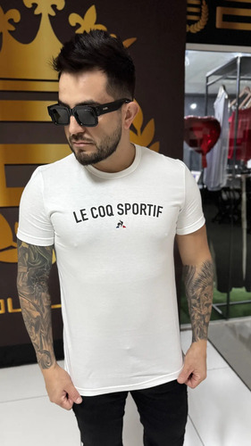 Camiseta Le Coq Sportif Skyni Masculina Branca - S | Parcelamento sem juros