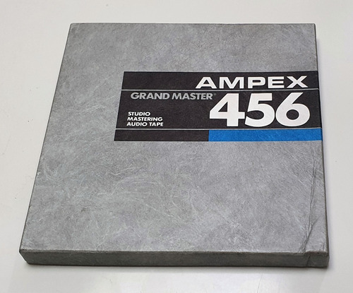 Fita Gravador Rolo Ampex 456 Grand Master Studio / Plastico