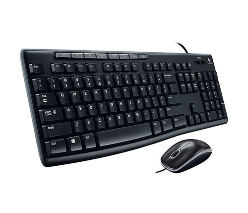 Kit De Teclado Y Mouse Logitech Mk200 Usb 920-002716