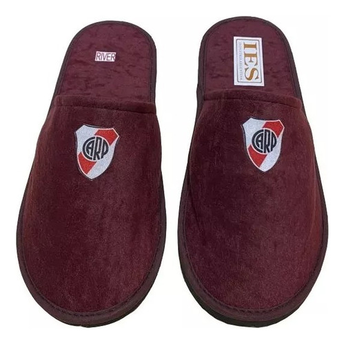 Pantuflas Chinelas De River Futbol Estampadas Escudos Equipo