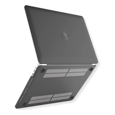 Capa Skin Case P/ Macbook Pro 13 Touch Bar M1 M2 Preto Crist Preto/cristal