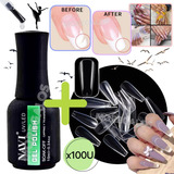 Kit Esmalte Navi Uv Led Base Correctiva  Kapping + Tips Uñas