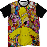 Playera Hombre Homero Simpson Moda Padre Calidad Premium