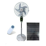 Ventilador- Abanico  De Pedestal Con Panel Solar R/ble  16 P