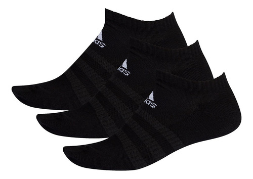 Kit Meia 3 Pares Cano Curto Amortecidas adidas Cushioned 