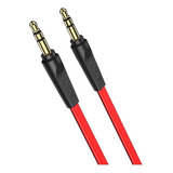 Cable Auxiliar 3.5 De 1 Mt Borofone Color Rojo-bl6