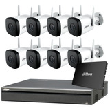 Kit Seguridad Dahua Dvr 8 Ch + Disco + 8 Camaras Wifi Audio