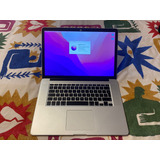 Macbook Pro 15  Mid 2015 - I7/ 16gb / Ssd 500gb - 110 Ciclos