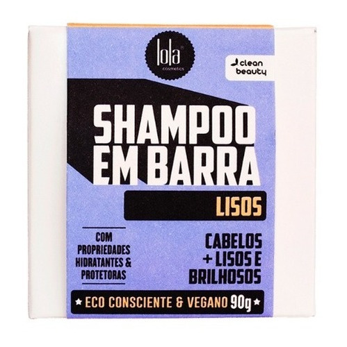 Shampoo En Barra Cabellos Lisos + Brillosos Lola Cosmetics