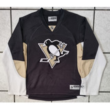 Jersey Pittsburgh Penguins Reebok Nhl Oficial Bordado S