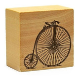 Sello Decorativo Vintage: Bicicleta Antigua - 4.7 X 4.7 Cm