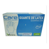 Guante Latex Desechable Caja 100un Talla L 