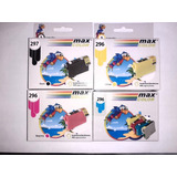 Set Tintas 296 Xl Alternativo Maxcolor Xp-231 Xp-241 Xp-441