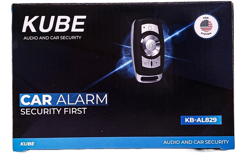 Alarma Para Auto Universal 12v Kube Sensores Control Sirena