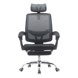 Silla Ejecutiva Con Apoyapies Reclinable Lumbar Giratoria