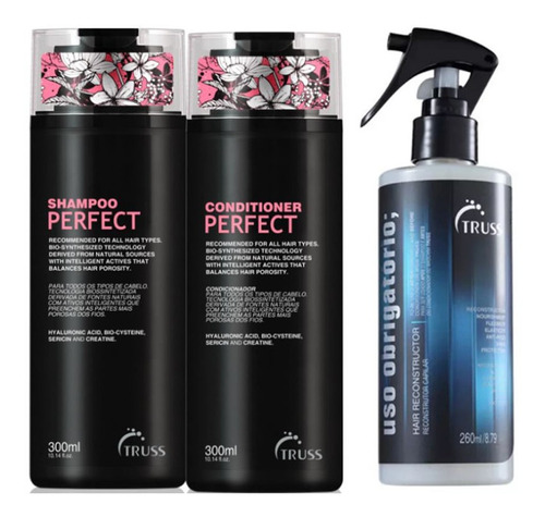 Truss Perfect Shampoo, Condicionador E Uso Obrigatório