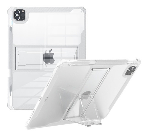 Capa Transparente Para iPad Pro 11 2/3/4 Generacion + Stand