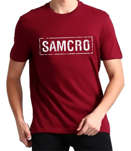 Camiseta Brasão Samcro Filhos Da Anarquia Sons Of Anarchy