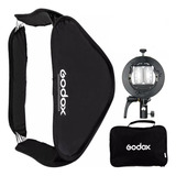 Softbox Godox 60x60 Cm Con Grid Para Speedlight Montura S2