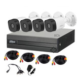 Kit  4 Camaras 2mp Bullet   Dvr 8ch Fullhd   P2p  Alertas 