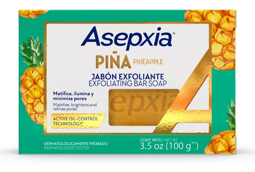 Jabón Asepxia Piña 100 G