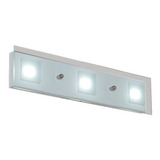 Aplique 3 Luces Batti 18w Blanco Vidrio Templado 4623b King