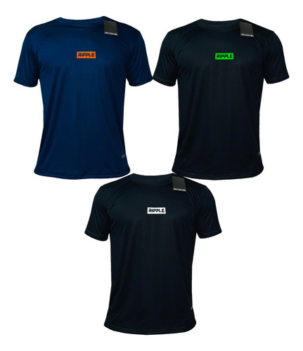 Pack X3 Camisetas Deportivas Originales Ripple