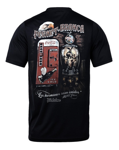 Remera De Algodon Yorkstone Fernet Rocola Xs Al Xxl